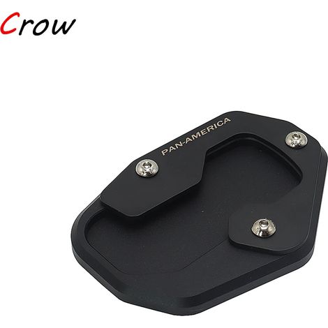 (noir) Accessoires moto : rallonge de béquille latérale, coussinet élargi, compatible avec PAN AMERICA 1250 S PA1250 S 2021 2022 maxpower (1/4)