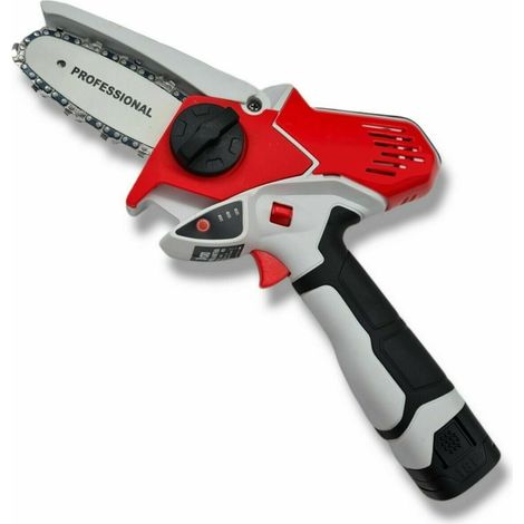 Elettrosega/Motosega a batteria 48V 3,0 Ah LI-ION (Litio) c/batteria di riserva + catena di ricambio lama 10cm (1/5)