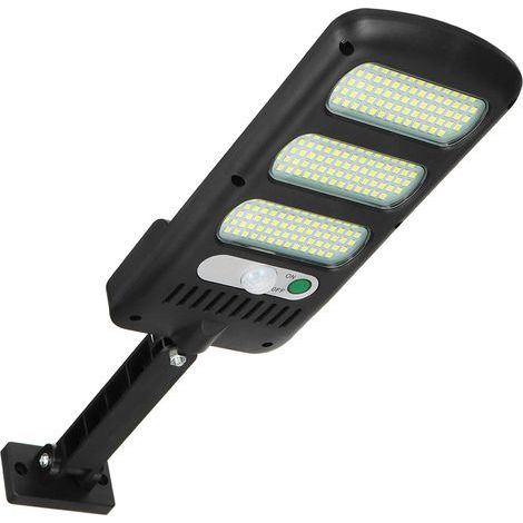 Lampe solaire d'extérieur 213 LED à détecteur de mouvement étanche avec perche réglable à 180° pour mur extérieur, jardin, rue, porche (1 pièce)-Fei Yu (1/5)