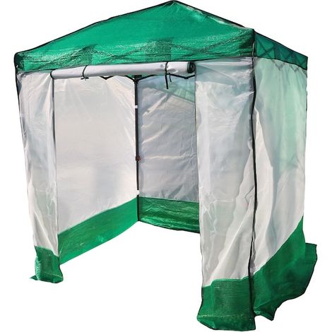 Voile d'ombrage et socle anti-insectes pour serre pliable - 245X245 cm Jany