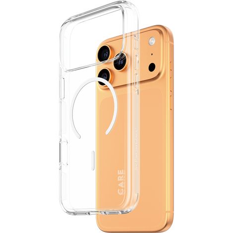 PanzerGlass CARE by ® Flagship Case Transparent Urban Explorer m. Weiß MagSafe iPhone 17 Pro Max, Cover, Apple, Apple - iPhone 2025 Pro Max, Transparent (1/5)