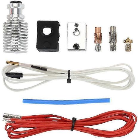Kit de buse d'extrusion en aluminium haute température avec tuyau de remplacement rapide pour imprimante 3D Prusa MK3S+ (1/4)