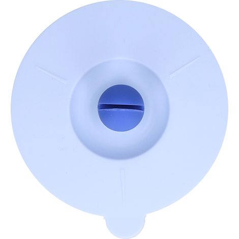 Couvercles de tasse anti-poussière en silicone, motif dessin animé, pour tasses et accessoires de fermeture, bleu clair (1/5)