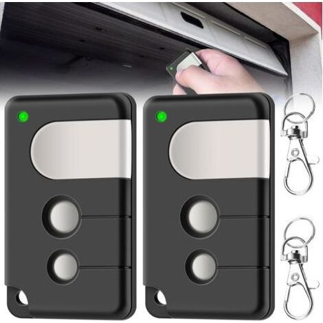 Lot de 2 émetteurs portatifs de garage compatibles avec Liftmaster 84335E 433mhz Télécommande de garage pour LIFTMASTER 84330E 84335E 8747E 84330EML(noir) (1/4)