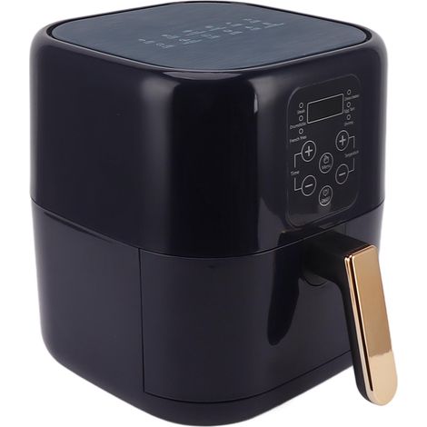 Friteuse de cuisine 6,8 L avec écran LCD, 1400 W, prise UE 220 V, idéale pour le poulet frit, les frites et les tartelettes aux œufs.