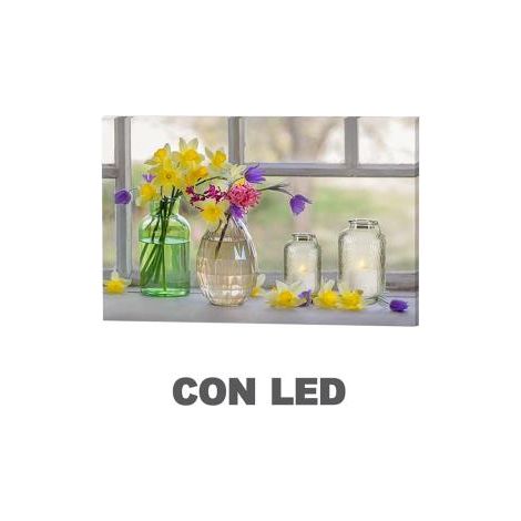 Quadro led barattoli rettangolare cm 40x30x1 (1/2)