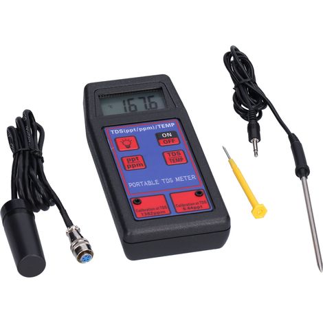 TDS‑8426 Testeur de Température et Qualité d'Eau Portable 2 en 1 pour Piscine, Aquarium et Hydroponie (1/5)