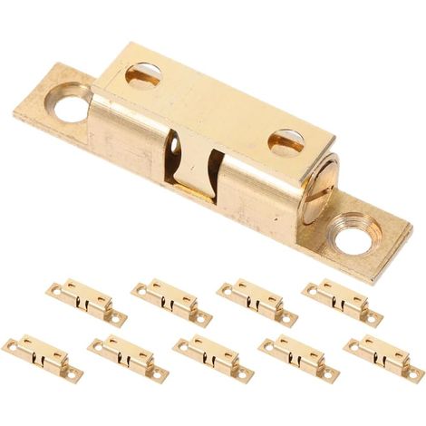 Lot de 10 loquets porte placard en laiton avec loquet à rouleau (1/5)