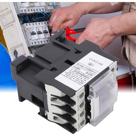 Contacteur CA 220 V cjx2-0910 (contacteur argenté épaissi) (1/2)