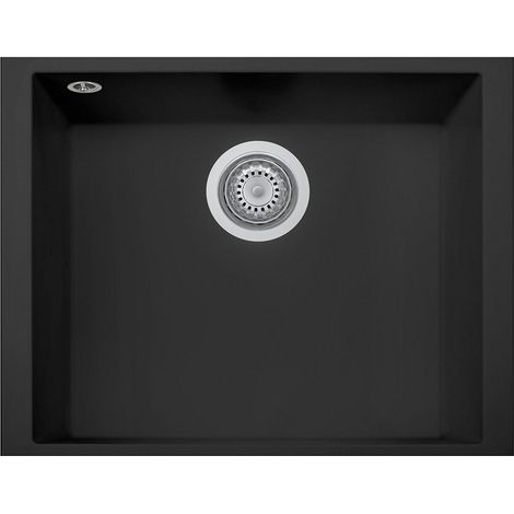 Lavello composito cucina Plados ON5610ST una vasca Sottotop - UG 70 Nero Matt