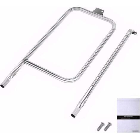 61.6 x 26.4CM Tube Brûleur 65032 pour Weber Q300 Series Q320, Q3000, Q3200, Acier Inoxydable Rampe Gazgrill Accessoire (1/4)