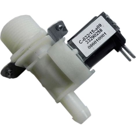 Ersatzteil - 1-Weg-Magnetventil 180° -  - GORENJE, ESSENTIEL B, BELLAVITA, SANGIORGIO, BALAY, ASPES, SIEMENS, ARTHUR MARTIN, OTSEIN, CONTINENTAL EDISON, BOREAL, HELKAMA , CONDOR, GENERISS, FAURE, LAZE
