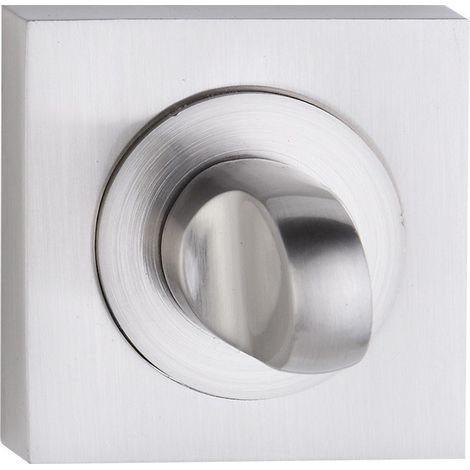 Kurzes quadratisches Satin-Toilettenschild für BINGO-Türgriff