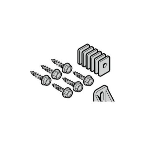 Hörmann – Set de vis pour crémaillère synthétique – Vis en acier inoxydable – Pour montage de portails – Résistant aux intempéries
