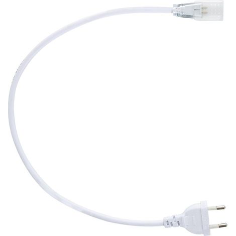 Cavo di Alimentazione Striscia LED Autorettificata 220V AC SMD&COB IP65 Larga 12mm  Bianco