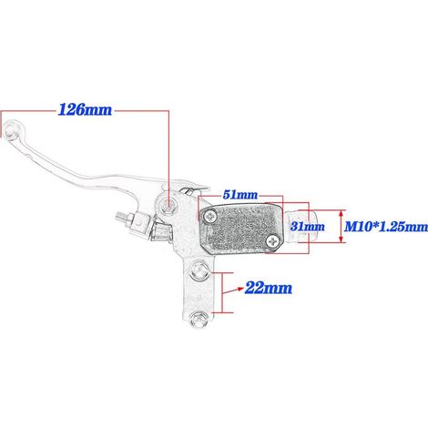 Maître-cylindre d'embrayage hydraulique pour moto, pompe de frein, levier d'embrayage compatible avec KTM SX, XC, EXC et Husqvarna (1/4)