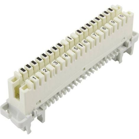 Connecteur LSA PLUS 2 - 20 Pôles - Blanc - 30 5 X 21 X 124 Mm - Température -10 À +60 °C - 1 Pièce (1/2)