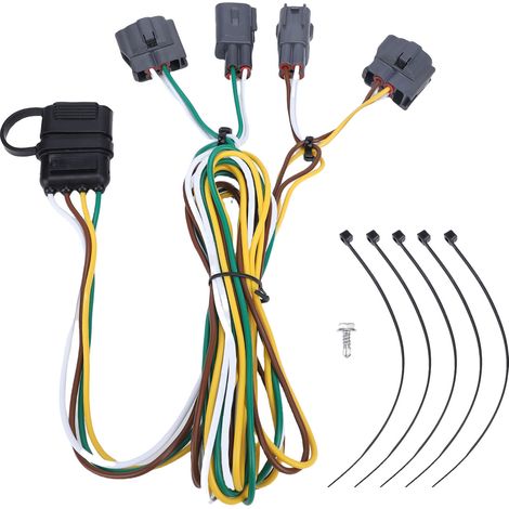 Kit faisceau câblage remorque 4 broches 55329 – Plug and play connecteur feu remplacement Dakota 1995-2003, électricité (1/5)