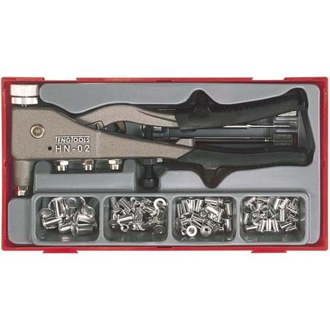 Juego para tuercas ciegas M 3, M 4, M 5 y M 6 TENGTOOLS TTNR81