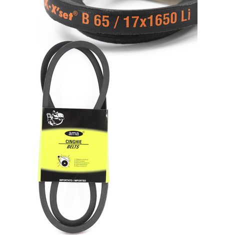 Courroie Trapézoïdale Lisse B65 1650 MM - 17x1650 Li