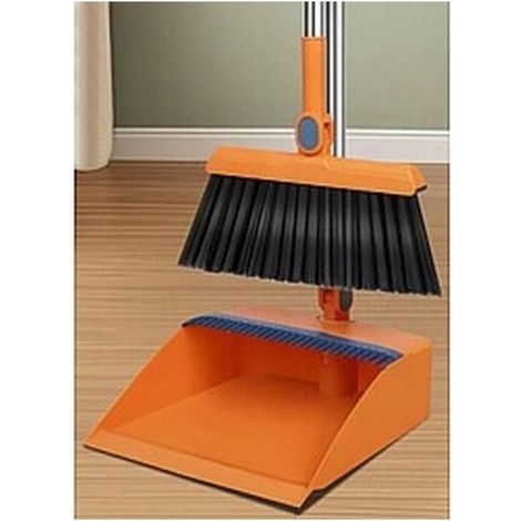 Ensemble Balai et Pelle à Poussière 116cm x 28cm - Grey - Pratique et efficace - Usage Professionnel - Beast (1/5)