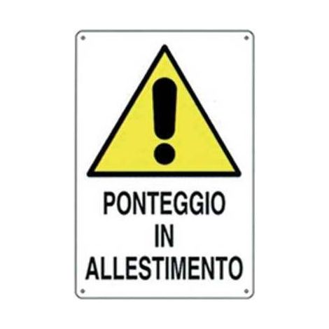 CARTELLI PONTEGGI IN ALLESTIM.60X40