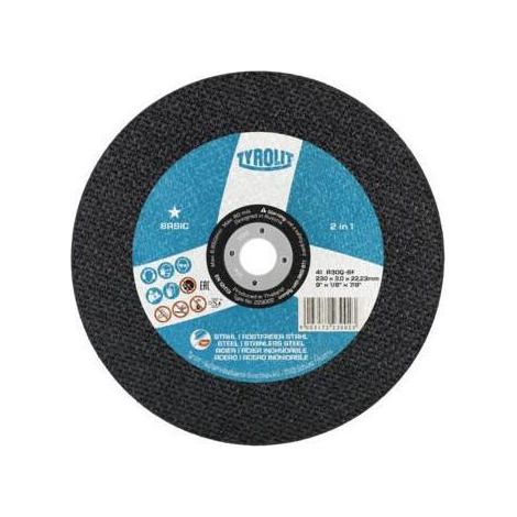 Tyrolit disque à tronçonner BASIC ( 8000756464 ) D230x3mm alésage droit 22,23 mm 25 pièces (1/4)