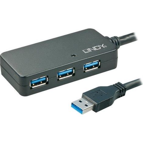 Rallonge active USB 3.0 Pro 10m avec Hub 4 ports