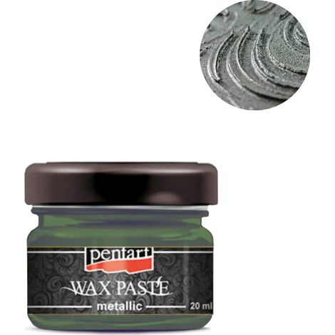 Schildpattgrüne Metallic-Wachspaste 20 ml