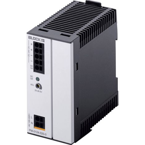 Alimentation rail DIN BLOCK PM-0124-020-0 28.5 V/DC 2 A 48 W 1 x W91653