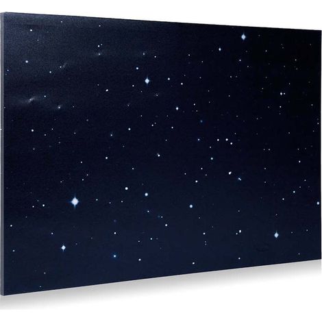 Sfondo Tela Luminoso Stelle Scintillanti Blu Notte 76cm X 56cm Vedeco