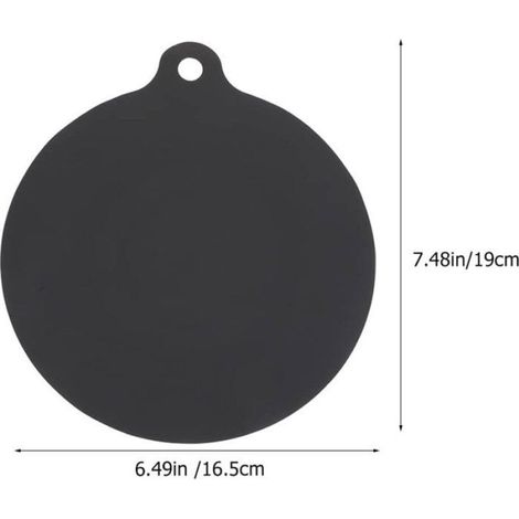 4 dessous plat silicone noirs 22 cm antidérapants, casseroles, induction, barbecue (1/5)