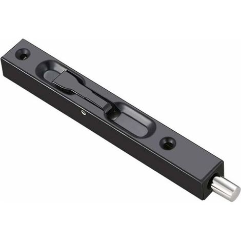 Serrure à verrou - Serrure de porte de sécurité dissimulée de 8 pouces pour portes Françaises, portes composites, portes en bois, portes doubles, (Boulon 1 Pcs)-Fei Yu (1/3)