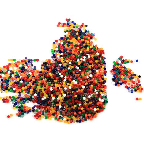3000PC Gel Balls Water Flower Crystal Soil Mud Water Pearls Wedding Decorations(Mixed Color)