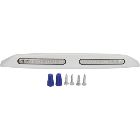 Feu arrière moto LED étanche haute luminosité 5 fils noir universel pour motocyclette (1/5)
