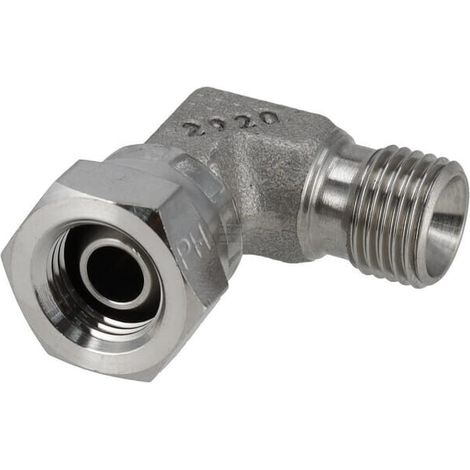 Elbow adaptor M/F 1/4" BSP SS PH HYDRAULIK MF9004KSS (1/2)