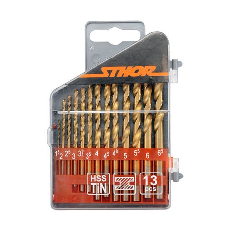 VOREL BOHRER FÜR METALL TITAN SET 13-tlg. /1,5-6,5/ 22300 (1/2)