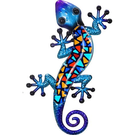 Signes Grimalt Mur Adorno Garden Mur mur bleu jardin lagarto 19x39x1cm 30200