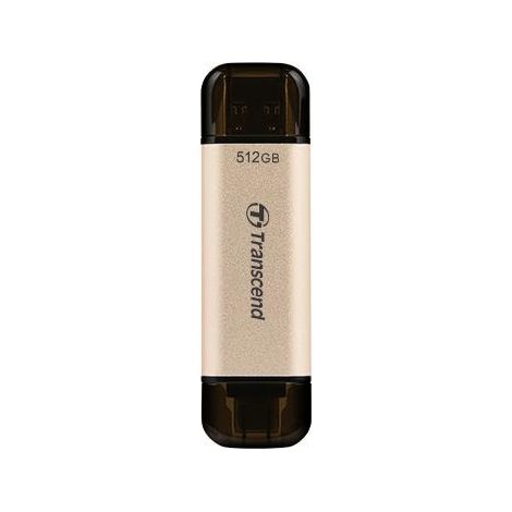 Transcend JetFlash 930C unidad flash USB 512 GB USB Type-A / USB Type-C 3.2 Gen 1 (3.1 Gen 1) Oro