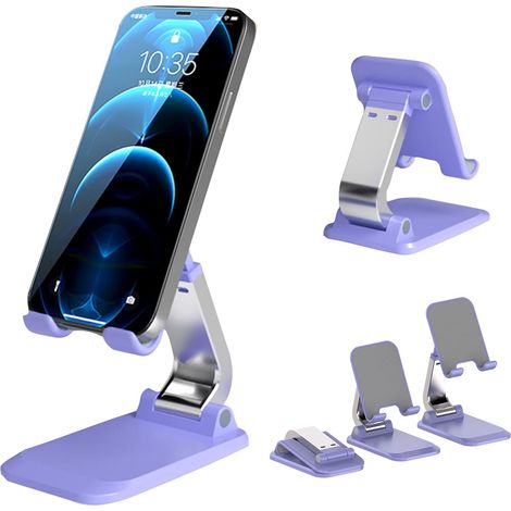 Phone Stand, Tablet Stand, Foldable Adjustable Cell Phone Holder, Table for iPhone 14/13/12/11, iPad, xiaomi, Oppo, Vivo, Huawei etc.