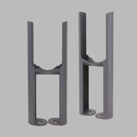 Traditional Radiator Floor Legs 2PC/Set 2 Column Anthracite
