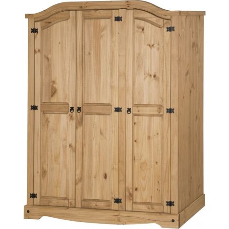 Corona 3 Door Arch Top Wardrobe (1/4)