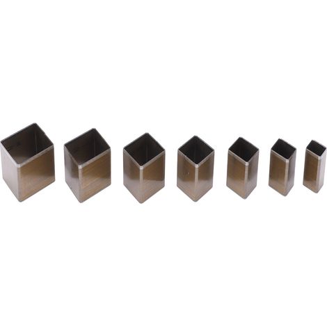 7-teiliges Lederschneidwerkzeug aus hochkohlenstoffhaltigem Stahl in Rautenform. Einfache Bedienung. Schneidform für DIY-Lederarbeiten. (1/5)