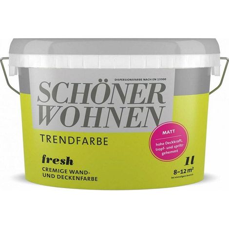 SW Trend Wandfarbe matt 1,0L fresh 6516