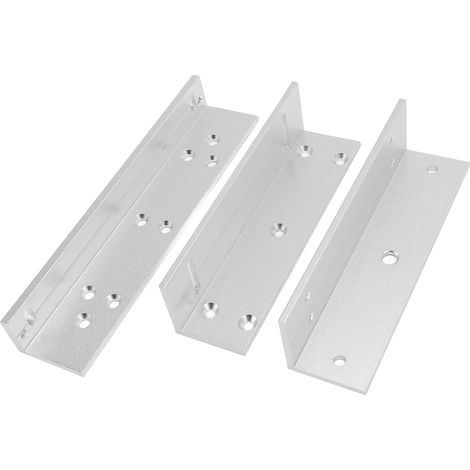GARRYFIZH Support de porte intérieure Z L, Force de maintien de 180KG, support en alliage d'aluminium pour serrure électromagnétique