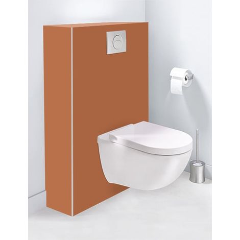 Panneau mural Decofast - Harmony - pour habillage Bâti-support - 1500 x 1200 x 3 mm - Terracotta - Lazer (1/2)