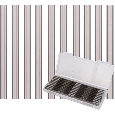 10 Pièces Ensemble de Rabot Electrique Lame, 82x5.5x1.1mm, pour Rabots Makita, Black & Decker, Bosch, DeWalt et Elu (1/5)