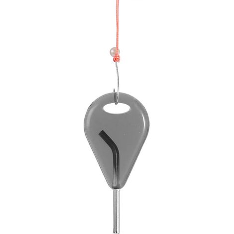 Clé d'aileron FCS 5 cm pour planche de surf, accessoire de remplacement d'aileron avec 6 vis sans tête (1/5)