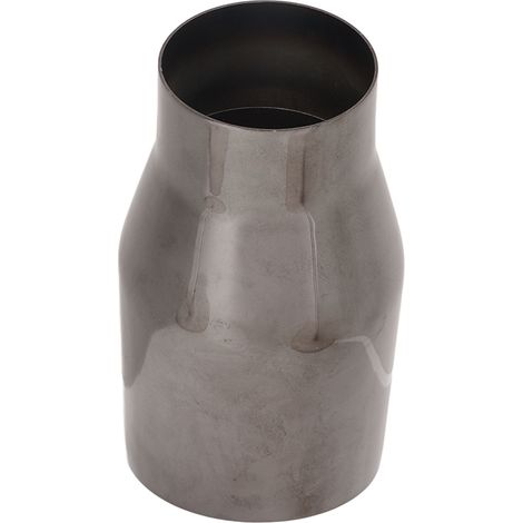 Embout d'échappement en acier inoxydable noir, entrée 60mm, sortie 89mm, adaptateur de tuyau d'échappement unique, finition élégante pour voiture (1/5)