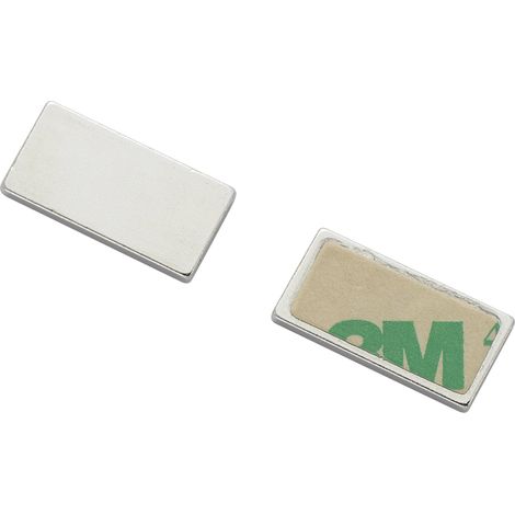 Pastille magnétique TRU COMPONENTS N35-451502 1563950 argent (L x l) 20 mm x 10 mm 1 pc(s)